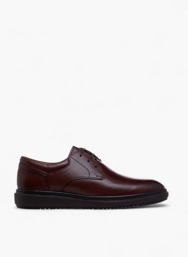 LBL by Shoexpress Solid Lace-Up Derby Shoes - Image 1