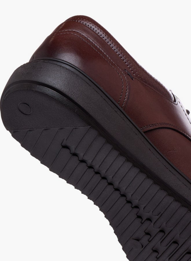 LBL by Shoexpress Solid Lace-Up Derby Shoes - Image 5