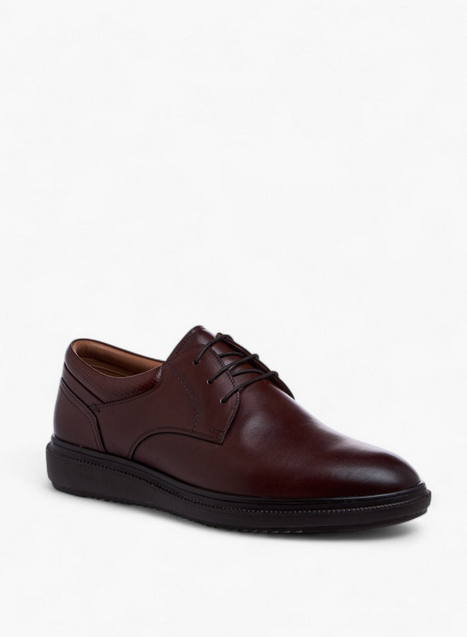 LBL by Shoexpress Solid Lace-Up Derby Shoes - Image 2