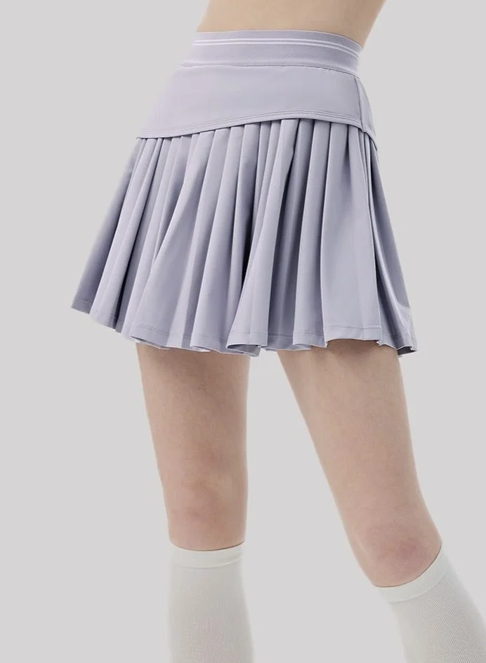 SVL Padel & Tennis Skirt with Built-in Shorts and Pocket - Lavender - SVL