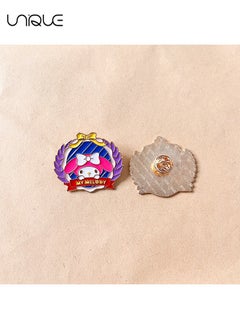 Unique 5 Pieces Sanrio Brooch Set - KT Cat - Yugui Dog - Kulomi - Pudding Dog - Melody Cartoon Brooch - Sweater - Shirt Jacket - Backpack Accessories - DIY Crafts  - Image 3
