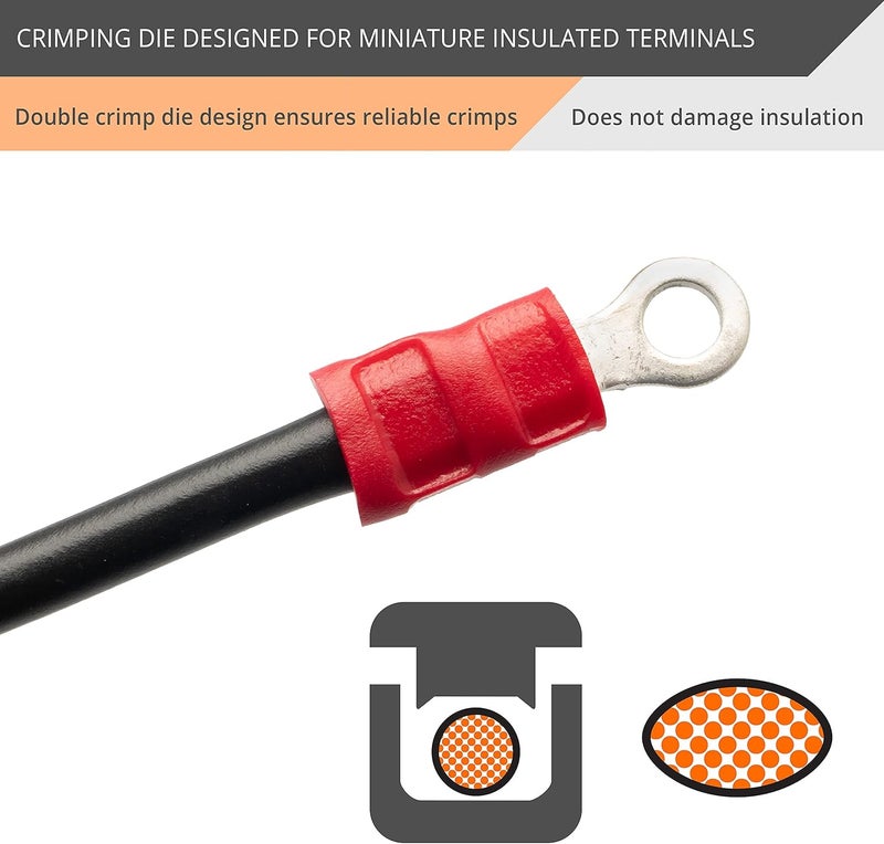 Wirefy Crimping Die for Small-Diameter Insulated Terminals 26-16 AWG | Quick-Change Interchangeable Die for Crimping Tool System - Image 3