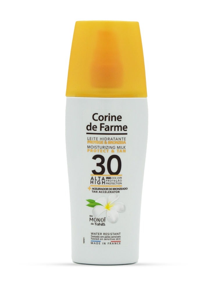 Corine de Farme CDF-Protect & Tan Moisturizing Milk Lotion SPF 30 150ML - Image 1