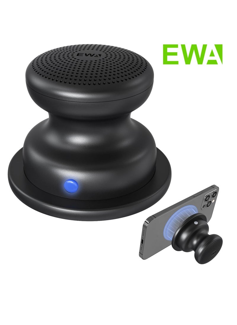 EWA - EWA A117 Mini Portable Wireless Bluetooth Speaker with Magnetic Base, Powerful Sound, Easy to Attach to Metal Surface, [Compatible with Magsafe, iPhone's] - Image 1