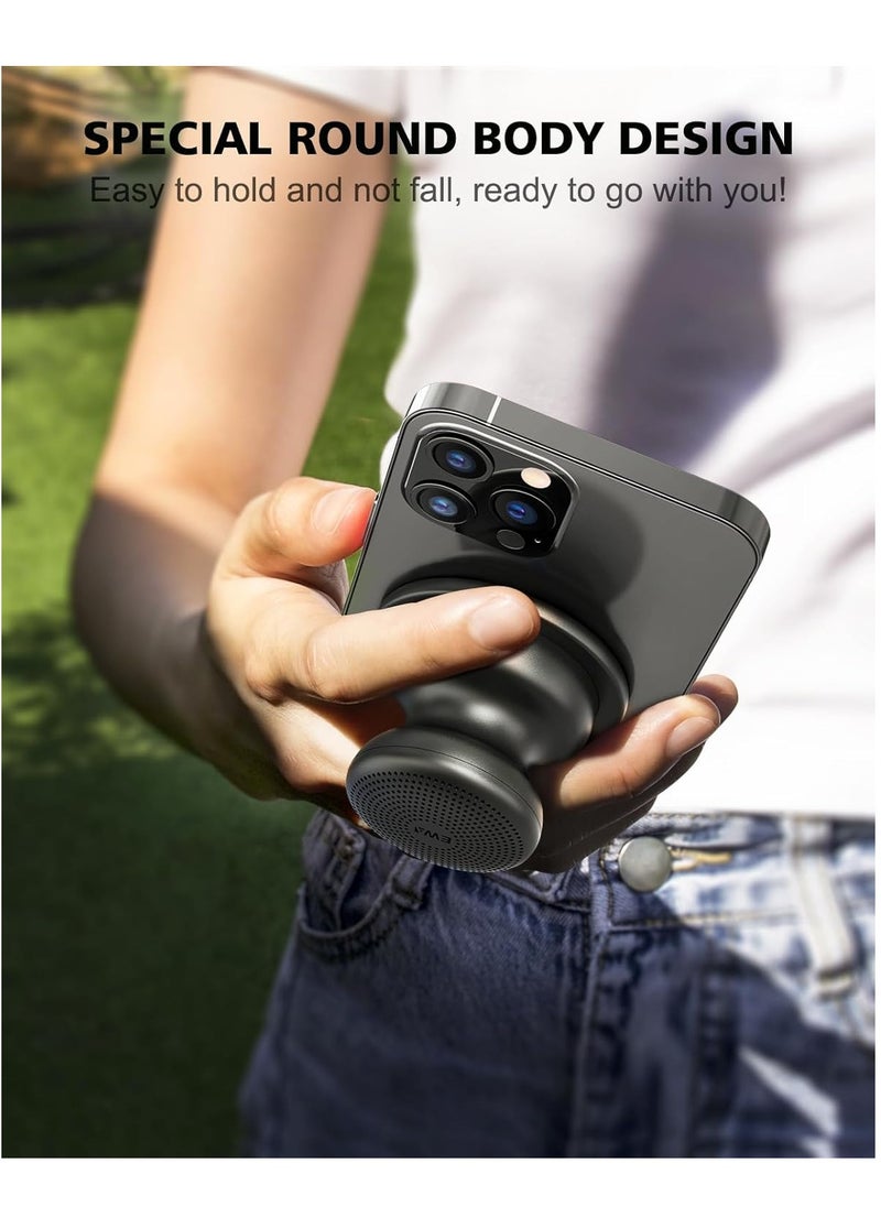 EWA - EWA A117 Mini Portable Wireless Bluetooth Speaker with Magnetic Base, Powerful Sound, Easy to Attach to Metal Surface, [Compatible with Magsafe, iPhone's] - Image 1