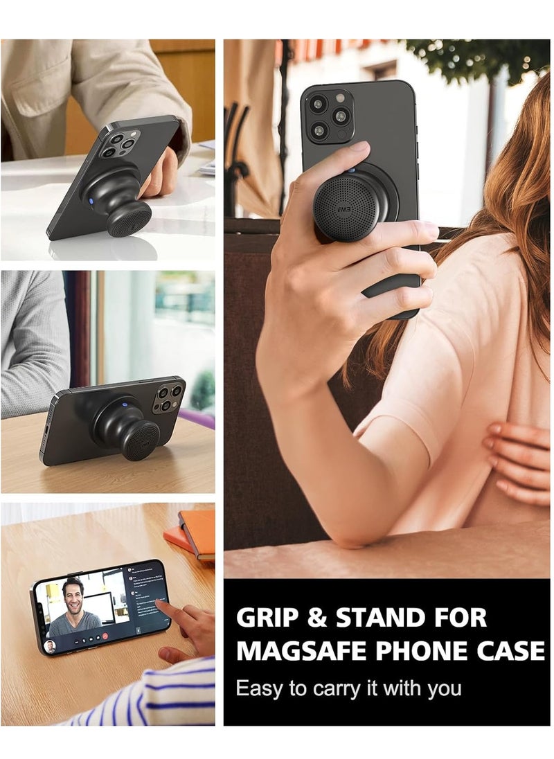 EWA - EWA A117 Mini Portable Wireless Bluetooth Speaker with Magnetic Base, Powerful Sound, Easy to Attach to Metal Surface, [Compatible with Magsafe, iPhone's] - Image 1