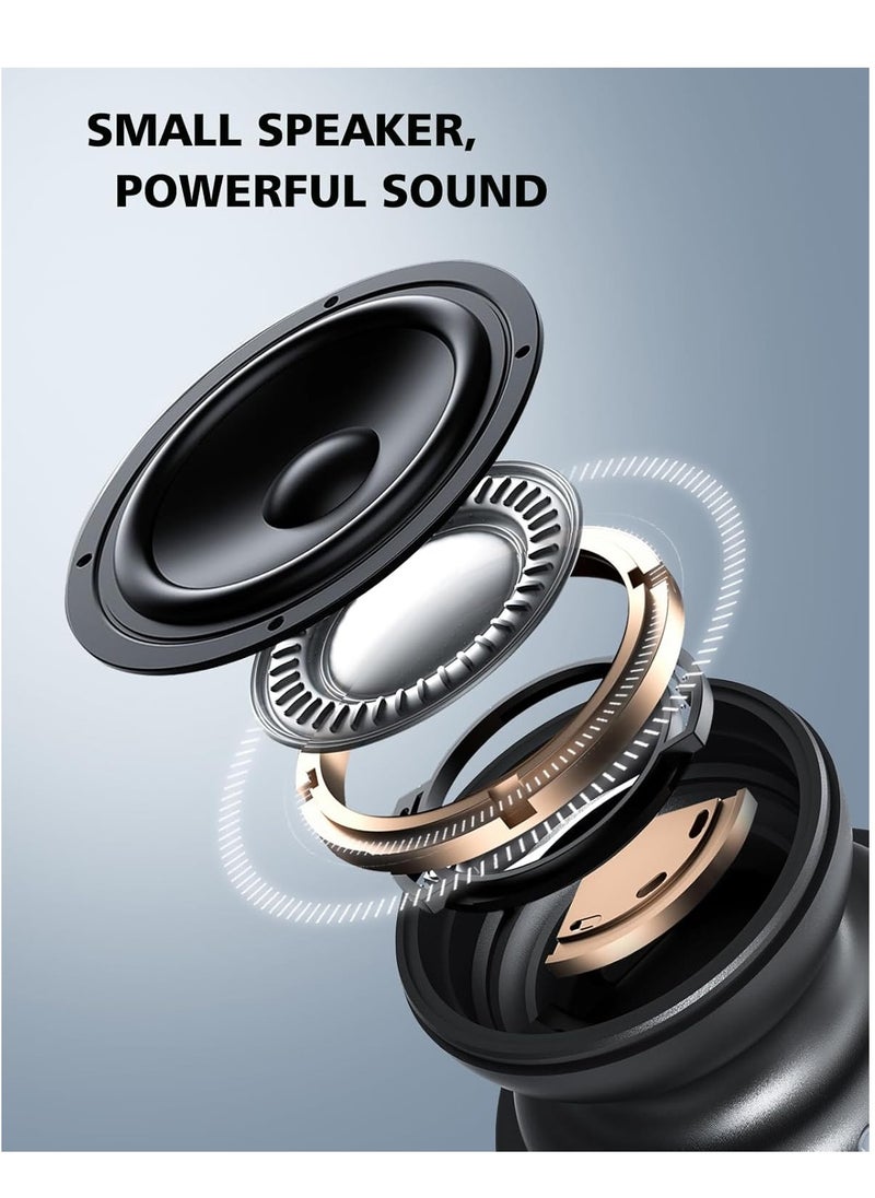 EWA - EWA A117 Mini Portable Wireless Bluetooth Speaker with Magnetic Base, Powerful Sound, Easy to Attach to Metal Surface, [Compatible with Magsafe, iPhone's] - Image 1
