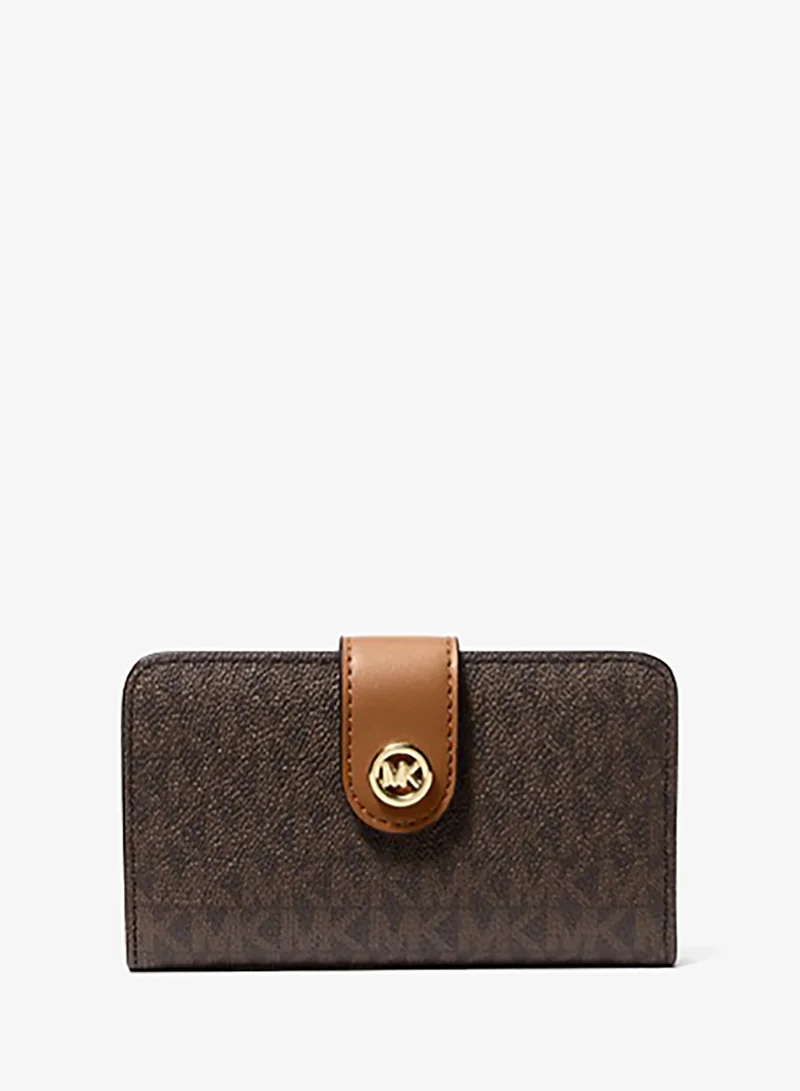 Mk Pop Charm Medium Tab Trifold Wallet