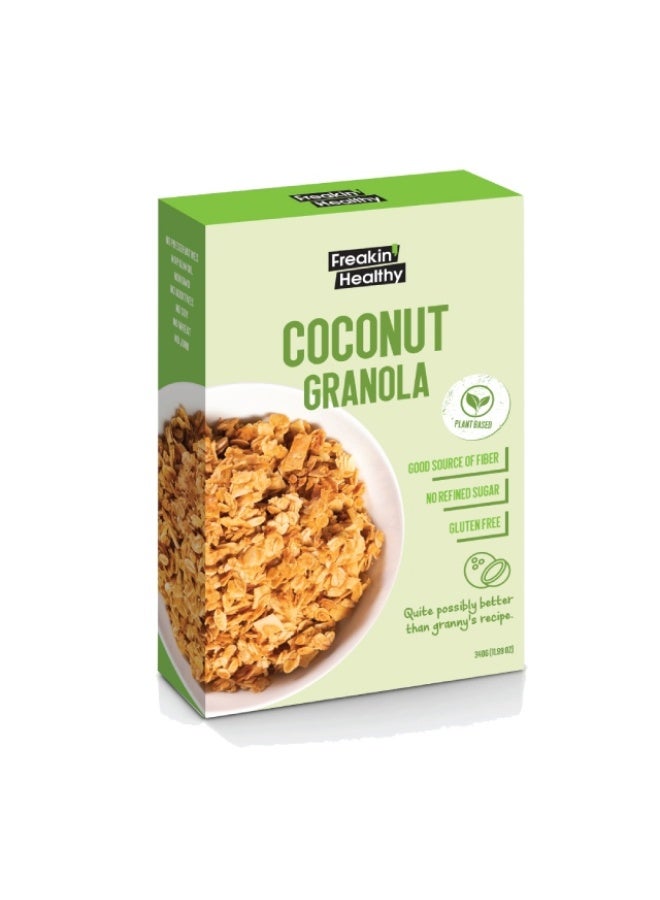 Freakin Healthy Granola Coconut - 340g - Image 1