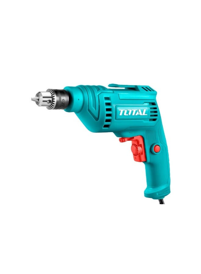 TOTAL TD45656 Corded Electric Drill 450W, 6.5mm Drilling Capacity, Variable Speed up to 4300 RPM, Forward and Reverse Function, 220–240V - Image 2