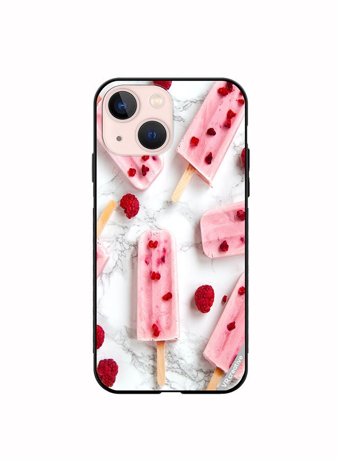 VR CREATIVE Protective Case Cover For Apple iPhone 13 Gulabi Iceream Design Multicolour - Image 1