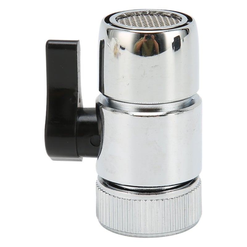 Three Way Faucet Diverter Valve: 3 Pcs Chrome Plated Brass, No Welding Easy Installation - One Hand Operation Compact Adapter for Home Aquarium Setup, Kitchen Sink - Image 5