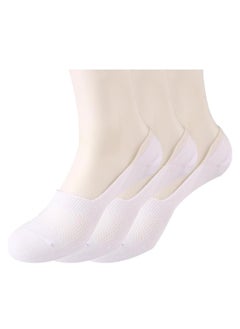 Future Socks Invisible With Silicon Stripes for women Pack of 3 size 36-40 White - pzsku/Z380F7AB82C17D32A7C9FZ/45/_/1724162329/4a04aaeb-35b1-4139-9ad9-a0275ca08e30