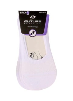 Future Socks Invisible With Silicon Stripes for women Pack of 3 size 36-40 White - pzsku/Z380F7AB82C17D32A7C9FZ/45/_/1724162332/b8eba4b8-cac0-476b-8db5-e9b6efa1a531