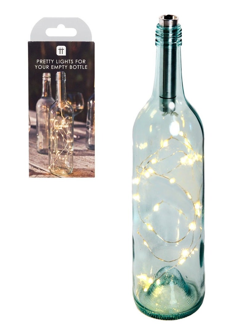 توكينج تيبلز أضواء زجاجة ذهبية - متر واحد - Image 4