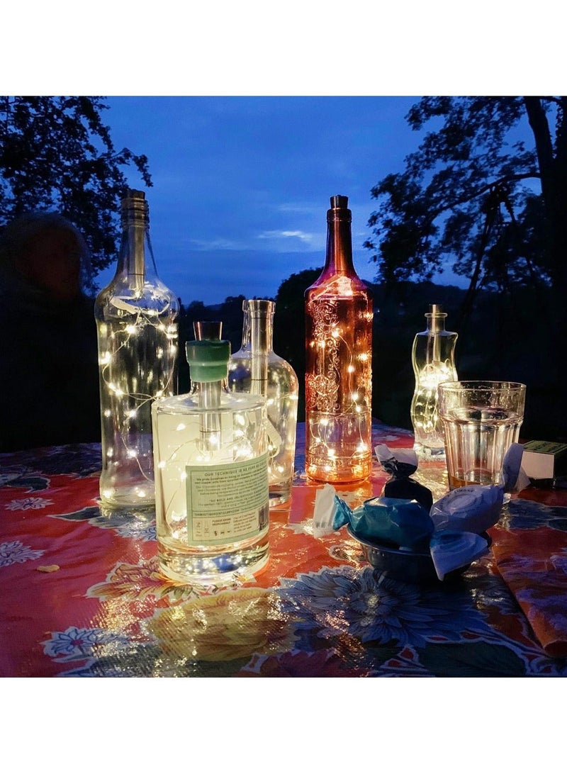 توكينج تيبلز أضواء زجاجة ذهبية - متر واحد - Image 3