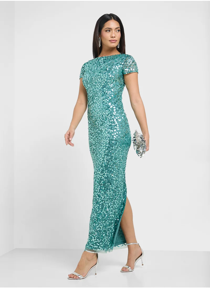 ادريانا بابيل Sequin Sheath Dress