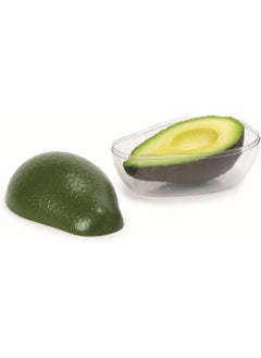 Snips Snips Avocado Fresh Storage Container, Avocado Keeper, Size 13 cm, Transparent and Green, Made in Italy.  - Image 1