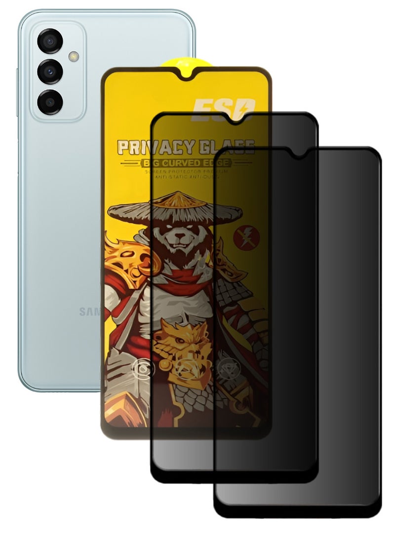 ESD 2 Pieces Tempered Dustproof Privacy Glass Screen Protector Compatible For Samsung Galaxy M23 5G - Image 1