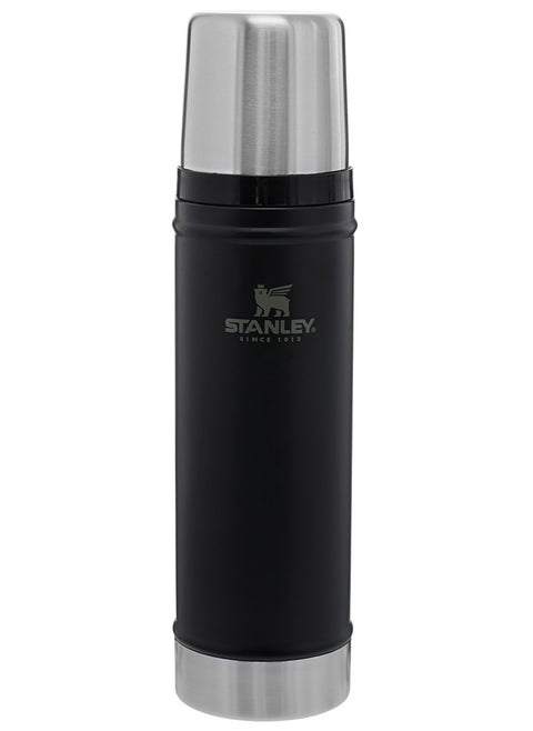 Classic Legendary Bottle 0.47L / 16OZ Matte Black – BPA FREE Stainless Steel Thermos | Keeps Cold or Hot for 15 Hours | Leakproof Lid Doubles as Cup | Dishwasher Safe | Lifetime Warranty