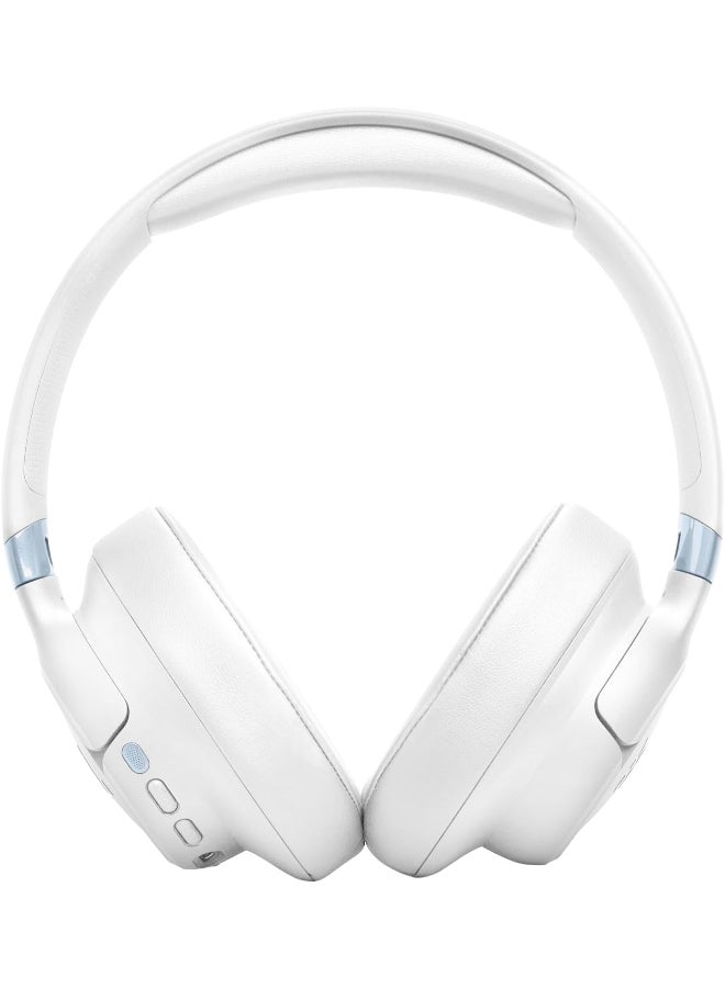 JBL Tune 780NC Wireless Over-Ear Adaptive Noise Cancelling Headphones with Hi-Res JBL Pure Bass & Spatial Sound, 76H Battery Life, 2-Mic Calls, Bluetooth 6.0, App Support White - Image 2