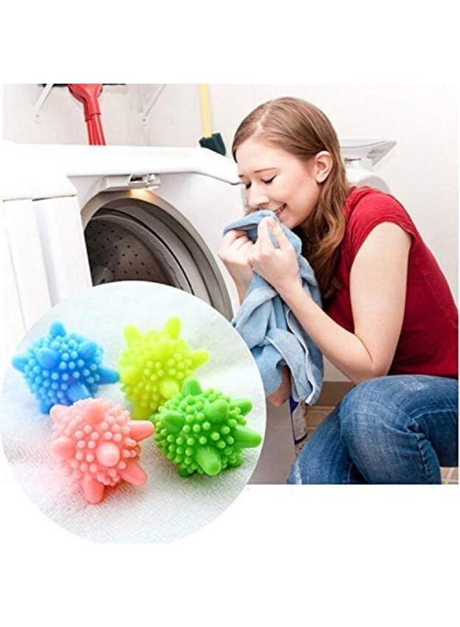 8 قطع كرات غسيل إزالة التلوث مضادة للتشابك كرات تجفيف الملابس للحفاظ على انتعاش الغسيل وتنعيم الأقمشة - Image 5