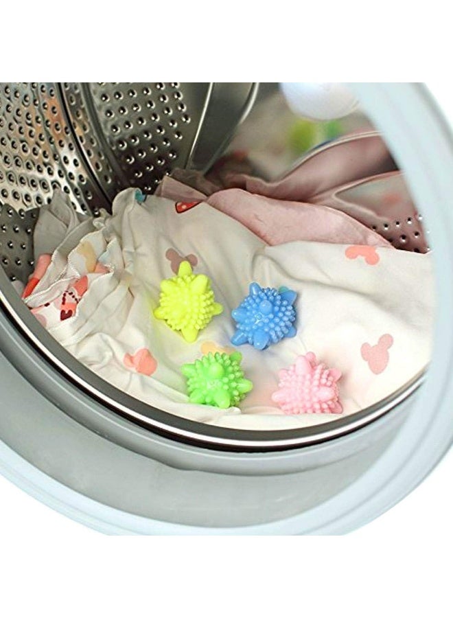8 قطع كرات غسيل إزالة التلوث مضادة للتشابك كرات تجفيف الملابس للحفاظ على انتعاش الغسيل وتنعيم الأقمشة - Image 3