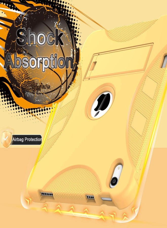 Rantice Military-Grade Tested Case for iPad (A16) 11th/10th Generation(2025/2022), Heavy Duty Shockproof Protective iPad Case with Kickstand & Pencil Holder & Child-Safe Design, Yellow - Image 3