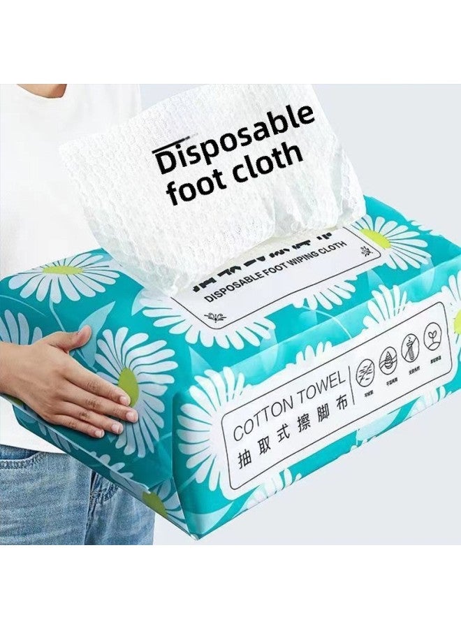Disposable Foot Wipe Cloth Lazy Cloth Water Absorbent Foot Wipe Hand Wet And Dry Dual-use Hanging Foot Wipe Paper Home-Color:Bottom Pump [350g] - Image 3