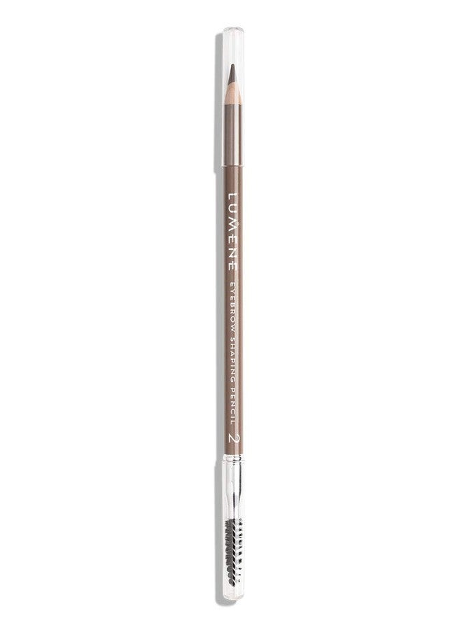 Lumene Eyebrow Shaping Pencil with Brush 1.08 g / 0.04 OZ. (2 Brown) - Image 1