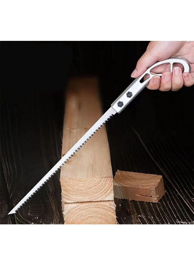 DHARMIK V ENTERPRISE Portable Hand Saw High Strength SK5 Saw Pack of 3 for Camping Gardening Hunting Cutting Wood PVC Bone Pruning  - Image 2