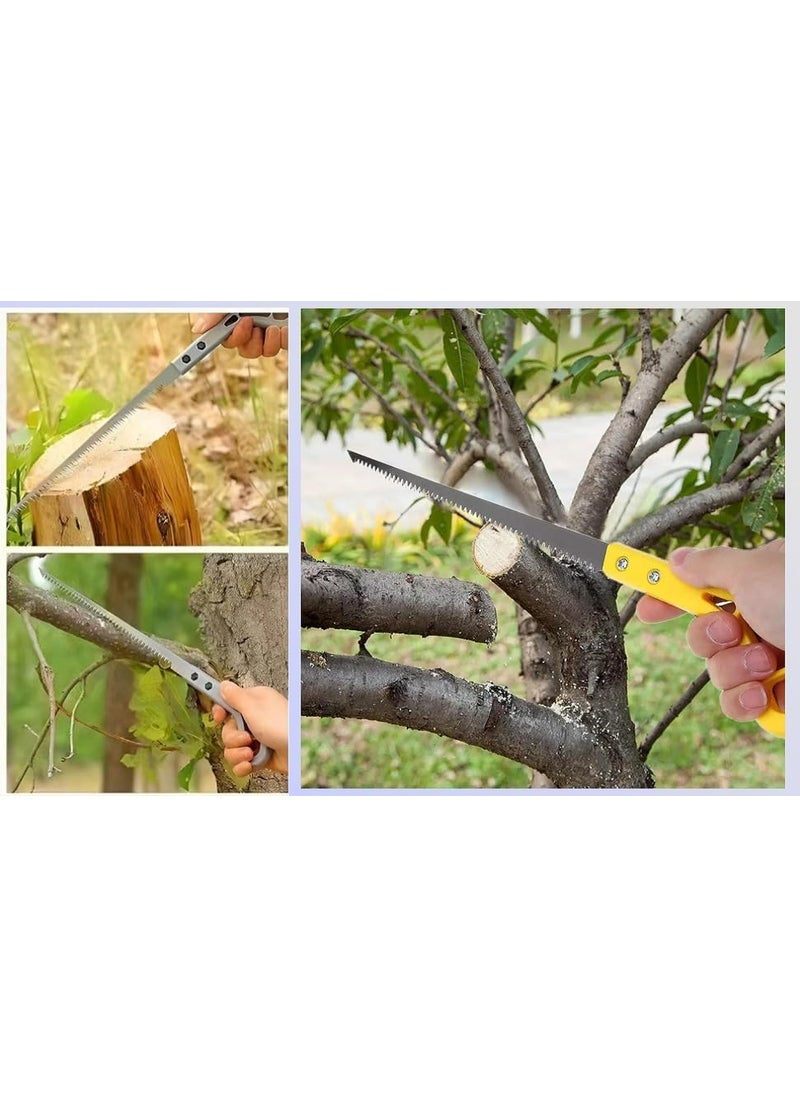 DHARMIK V ENTERPRISE Portable Hand Saw High Strength SK5 Saw Pack of 3 for Camping Gardening Hunting Cutting Wood PVC Bone Pruning  - Image 5