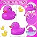 Honoson 689 Inch Giant Rubber Duck Big Rubber Duck Large Duckling Bath Toy with Squeaky Sound for Summer Baby Shower Birthday Party Favor GiftPurple - Image 4