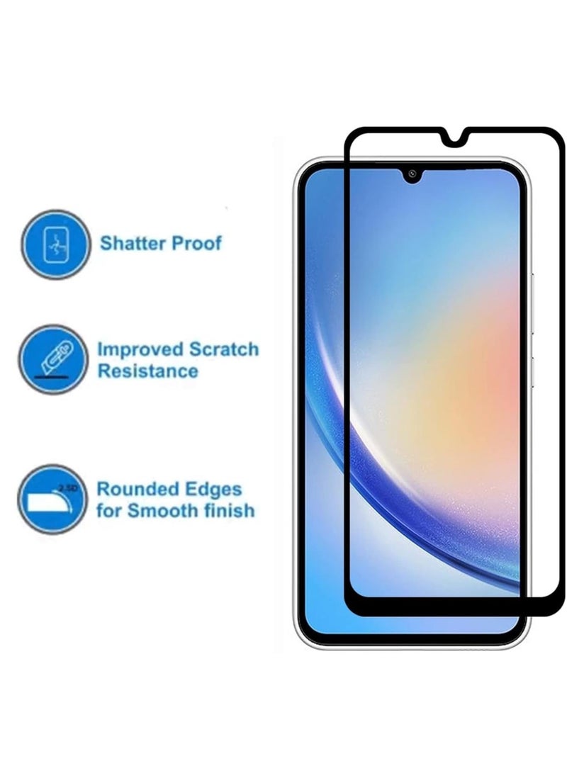 MIGOFAST Samsung Galaxy A35 5G Tempered Glass Screen Protector full Glue Edge to Edge Glass Anti-shatter 9H Hardness Scratch Proof Compatible - Image 5