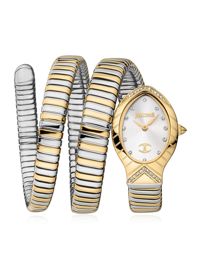 Just Cavalli ساعة جاست كافالي بتصميم الثعبان - كلاسيكو لونغ JC1L248M0055 - Image 1