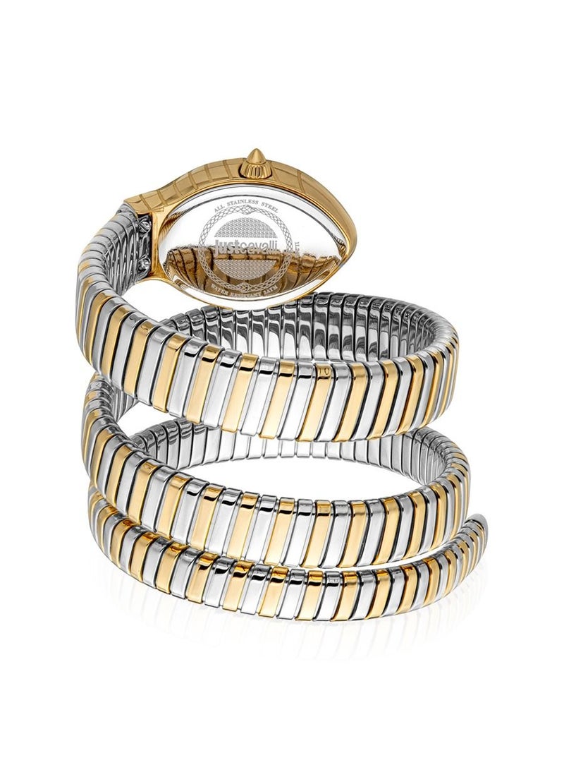 Just Cavalli ساعة جاست كافالي بتصميم الثعبان - كلاسيكو لونغ JC1L248M0055 - Image 3