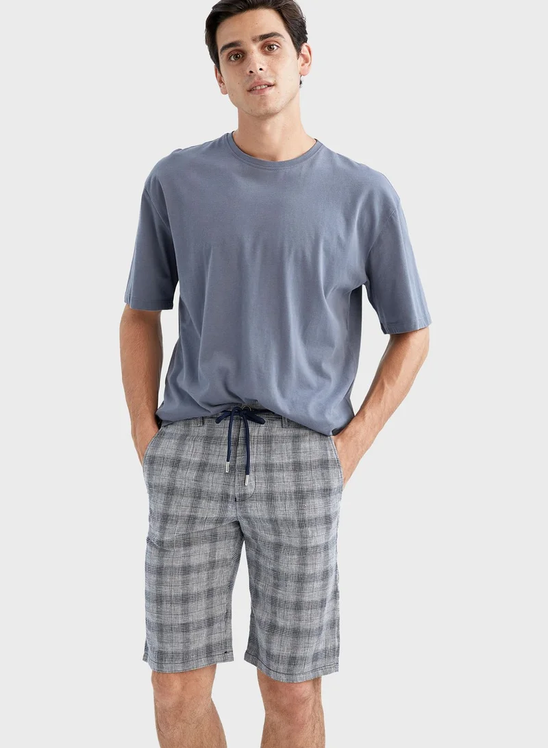 DeFacto Checked Shorts