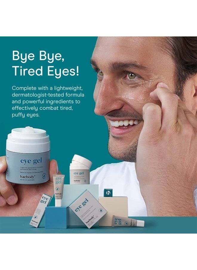Baebody - Critically Acclaimed Eye Gel Balm Treatment Products, Under Eye Cream for Dark Circles and Puffiness, Eye Bags Treatment Women & Men, Peptide & Aloe 1.7 Fl Oz - Image 1