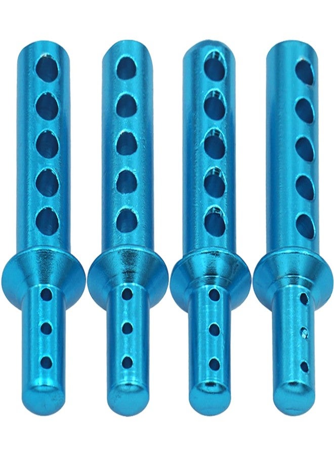 Vgoohobby 4PCS Vgoohobby 188037 RC Aluminum Body Post Mounts Upgrade Parts Compatible with Redcat Volcano S30 EPX 1/10 RC 4WD Car Off-Road Monster Truck Buggy,Blue - Image 2