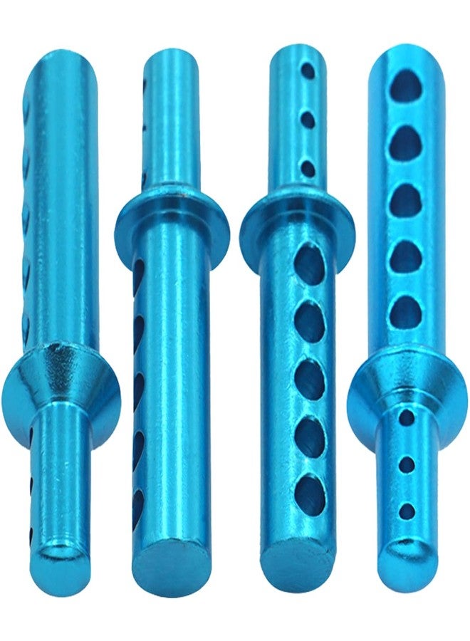 Vgoohobby 4PCS Vgoohobby 188037 RC Aluminum Body Post Mounts Upgrade Parts Compatible with Redcat Volcano S30 EPX 1/10 RC 4WD Car Off-Road Monster Truck Buggy,Blue - Image 3