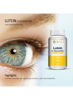 ANC Lutein & Zeaxanthin For Fights Low Eye Vision, Dry Eyes & Retina Health Protects From Uv & Blue Light Defence 90 Capsules (Pack Of 1)  - Image 3