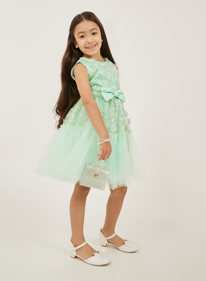 Styli Sequin Tulle Party Dress  - Image 1