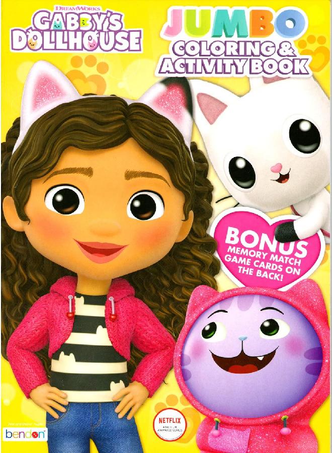Bendon Gabby's Dollhouse Coloring Books Set for Girls - Bundle with Imagine Ink Kids Coloring Activity Book and More - Image 2