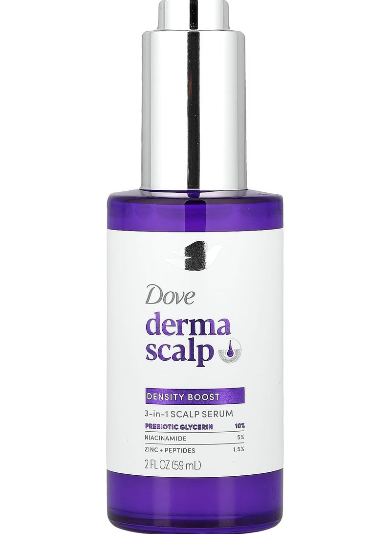 Dove سيروم فروة الرأس + علاج الشعر لاستعادة الكثافة 2 أونصة سائلة (59 مل)
