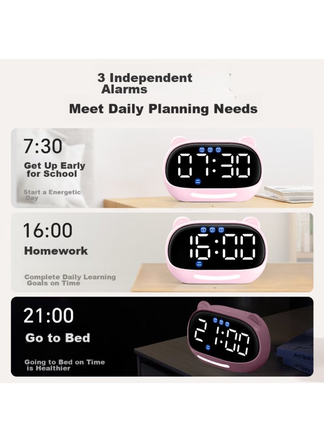 Qt-timer Timer New Student-specific Wake-up Device, Voice-controlled Electronic Clock, Study Reminder, Alarm Clock, Countdown Timer, Smart Alarm, Time Management Gift - Image 3