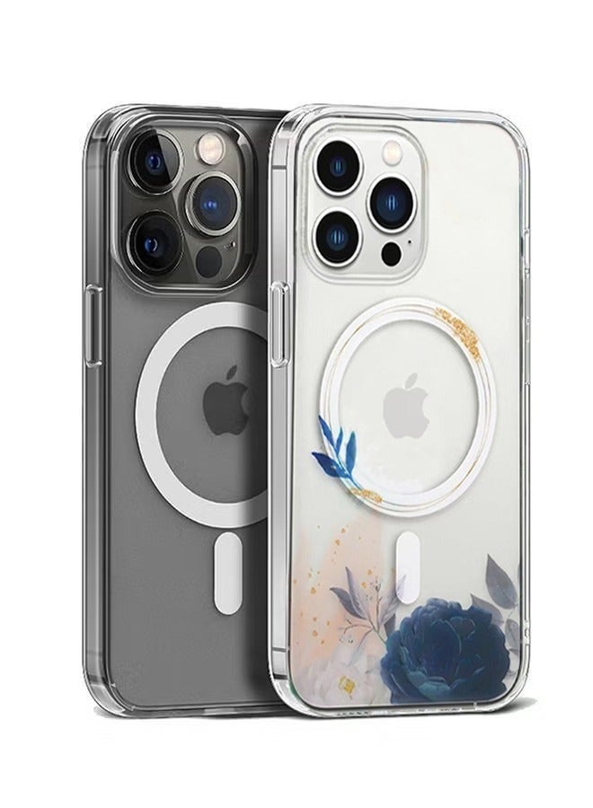 فريق ديلوكس اي فون 15 برو طباعة الهاتف المحمول حالة شفافة المغناطيسي الهاتف المحمول حالة [ سوبر مقاومة الأصفر ] ، صدمة واقية من الدرجة العسكرية ملحقات الهاتف المحمول الغطاء الخلفي ، تنطبق على اي فون 15 برو - Image 4