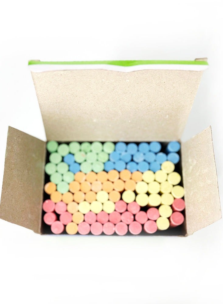 100-Piece Colourful Dustless Chalk Set – Non-Toxic, Smooth Writing, Low Dust, Ideal for Schools, Offices & Art Use - Image 2