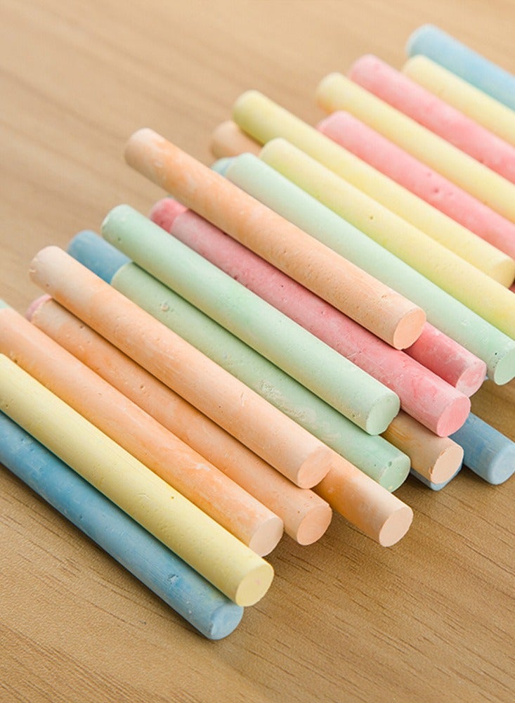 100-Piece Colourful Dustless Chalk Set – Non-Toxic, Smooth Writing, Low Dust, Ideal for Schools, Offices & Art Use - Image 4