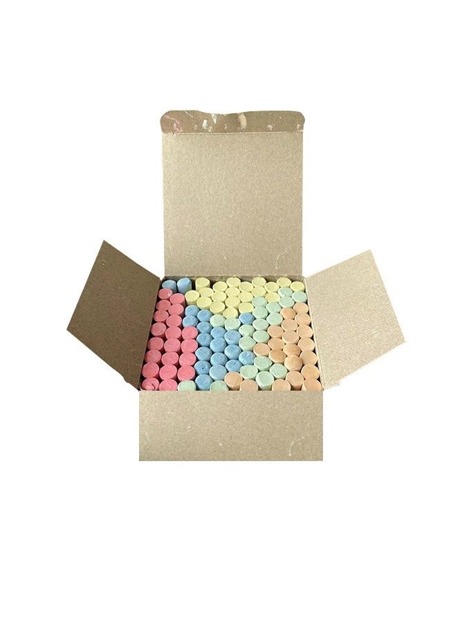 100-Piece Colourful Dustless Chalk Set – Non-Toxic, Smooth Writing, Low Dust, Ideal for Schools, Offices & Art Use - Image 1