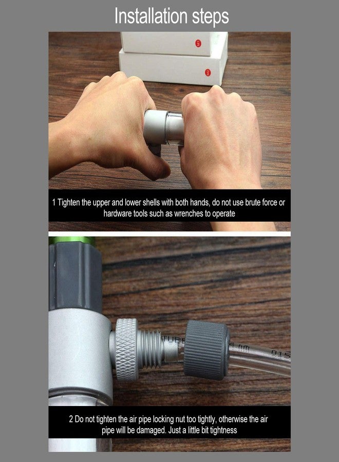 Zerodis Aquarium CO2 Atomizer, Fish Atomizer Outer‑ CO2 Diffuser CO2 Reactor Diffuser Fish Accessory(M1 12/16mm) - Image 2